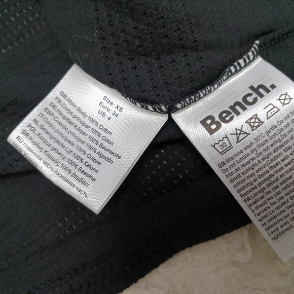 Bench Women's black tank top Size: XS/4 - Picture 9 of 10